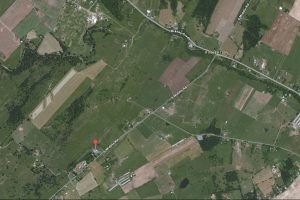 The red pin represents St. Mary's Pine Lutheran Church